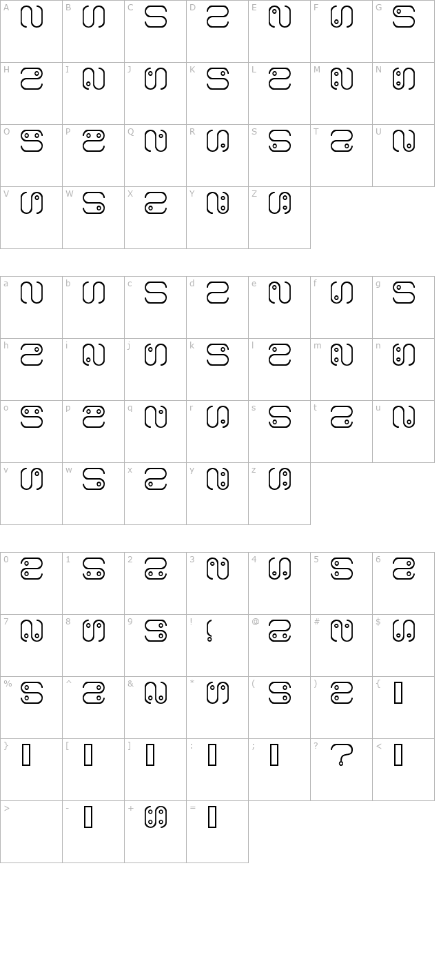 alien-language character map