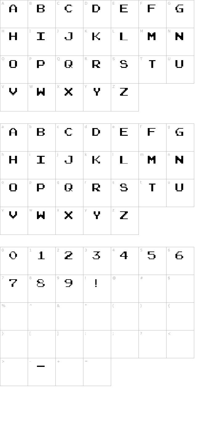 Alphabet_03 character map