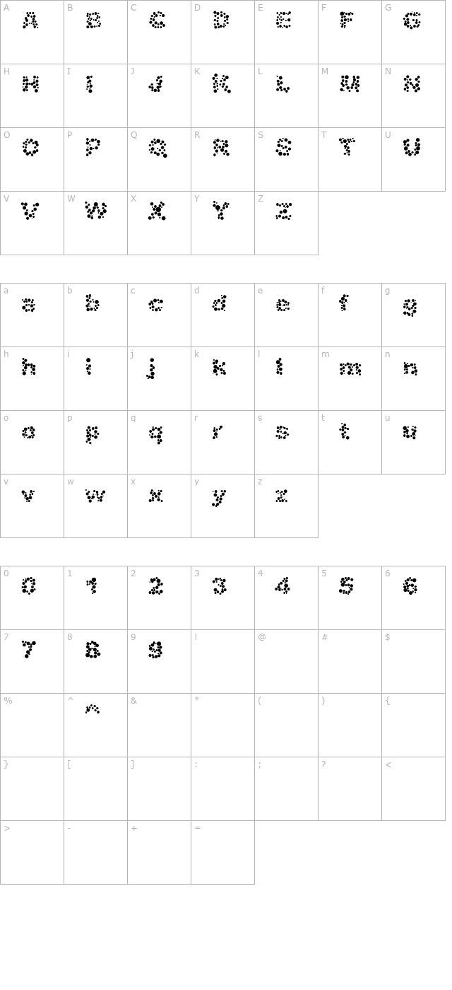alphabet-05 character map