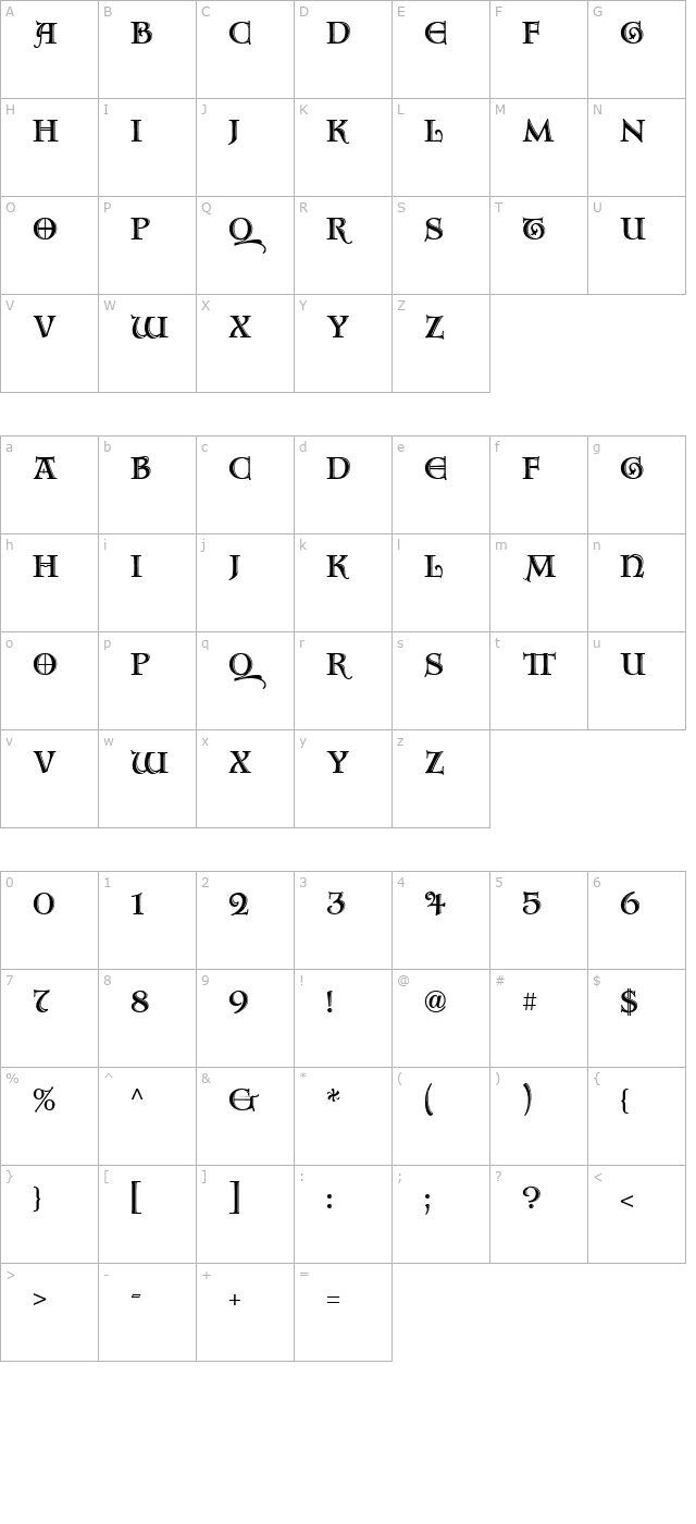 aquitaine-initials-icg-alt character map