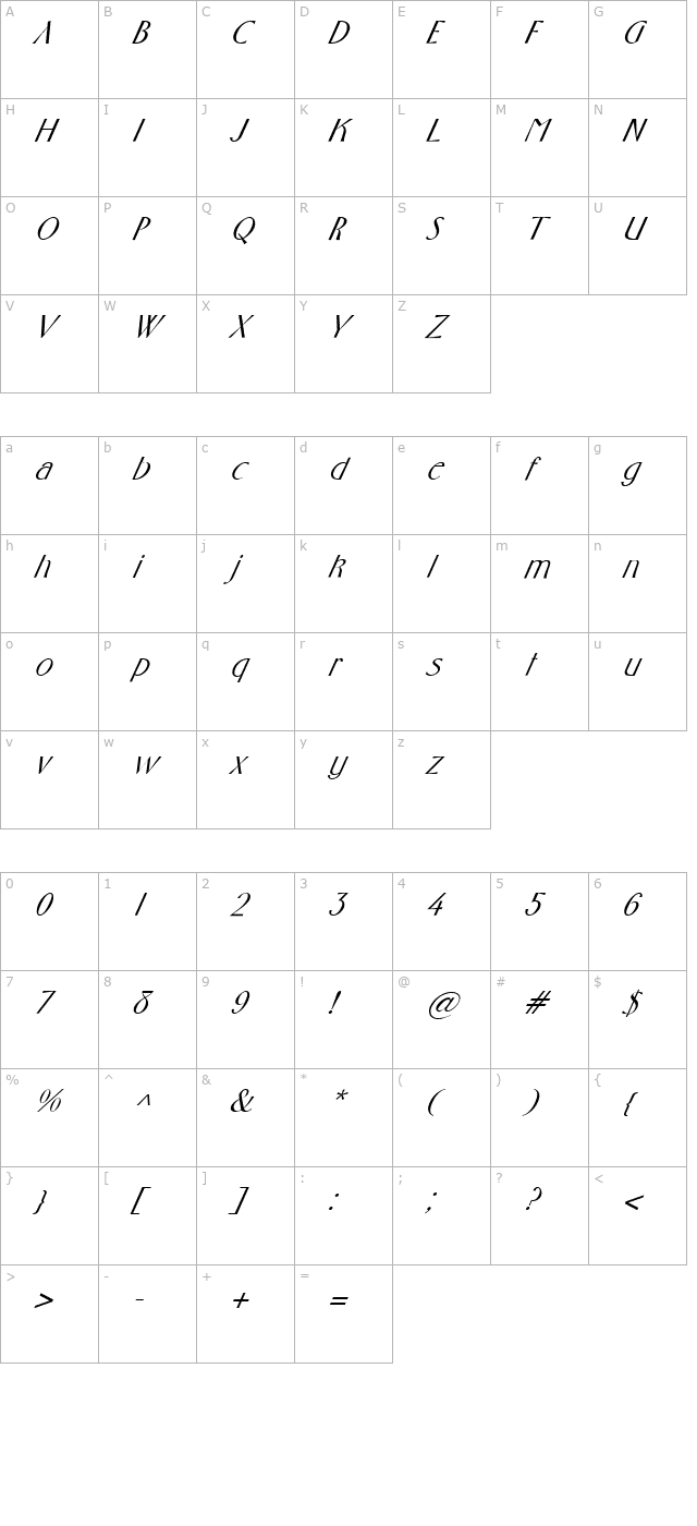 fz-basic-10-italic character map