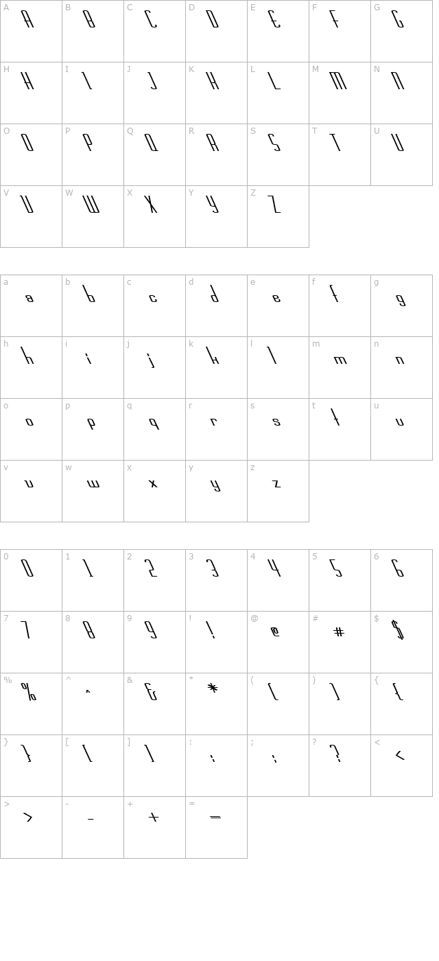 fz-basic-44-lefty character map