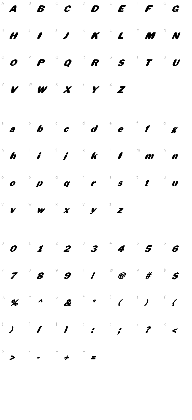 fz-basic-56-mangled-italic character map