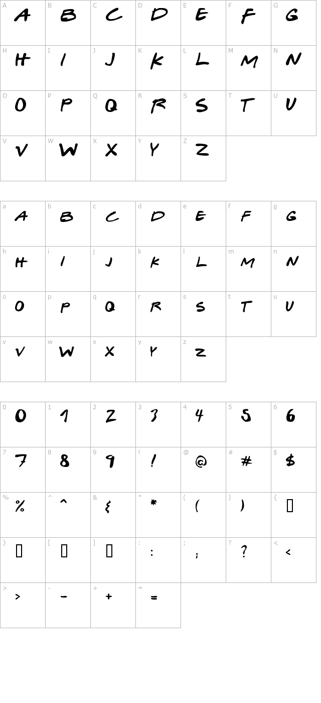 gabriel-weiss-friends-font character map