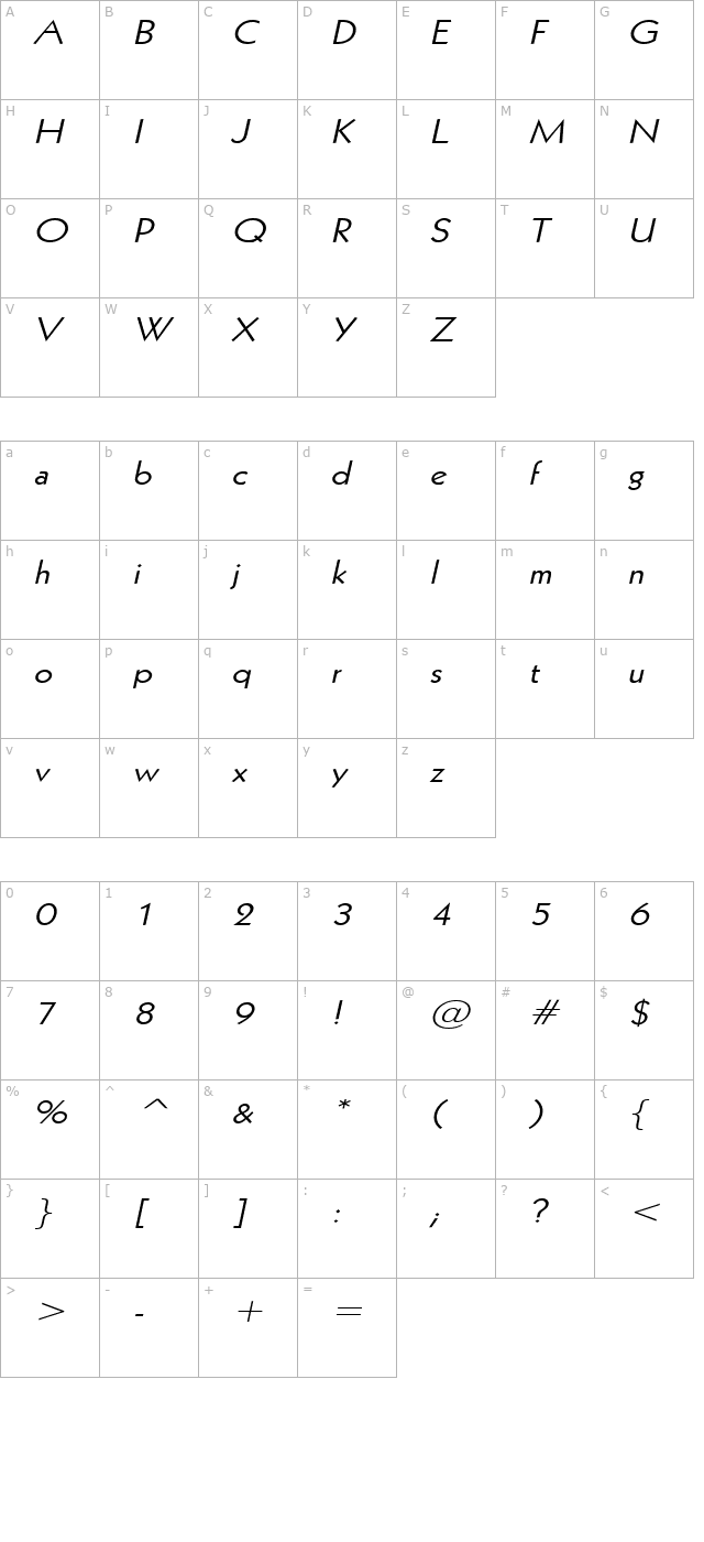 geo-112-wide-italic character map