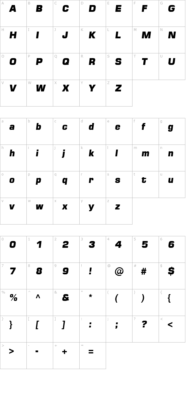 square-721-blk-italic character map