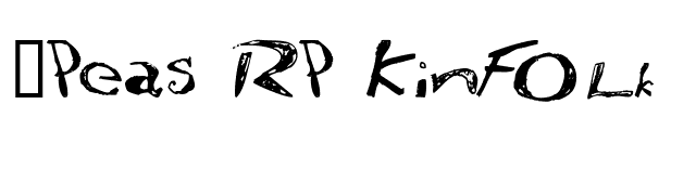 2Peas RP KinFolk font preview