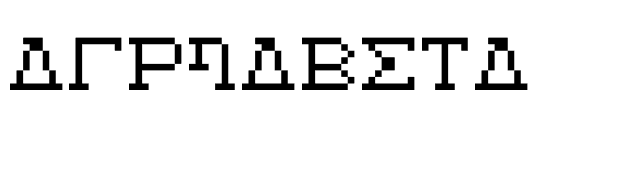 Alphabeta font preview