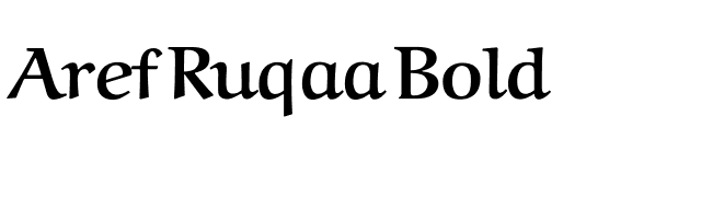 Aref Ruqaa Bold font preview