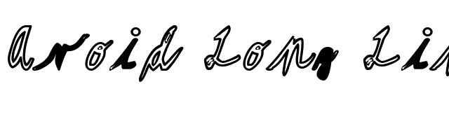 Avoid Long Lines 1 font preview