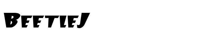 BeetleJ font preview
