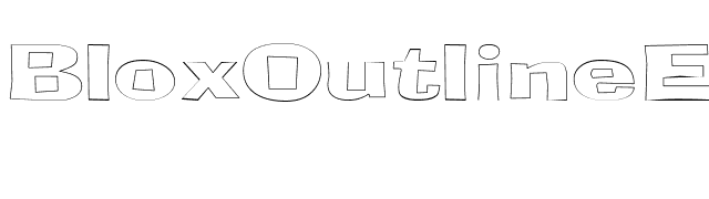 BloxOutlineExtended font preview