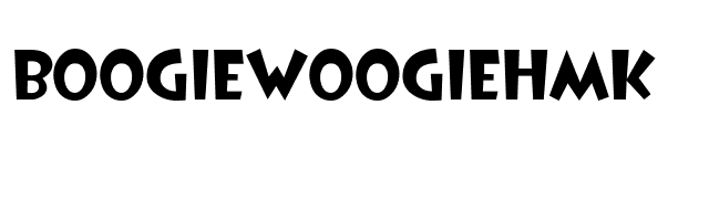 BoogieWoogieHmk font preview