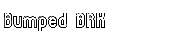 Bumped BRK font preview