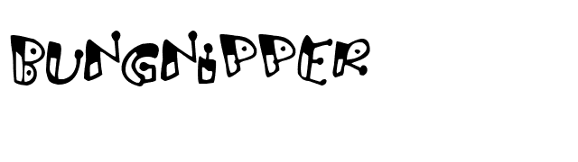 Bungnipper font preview