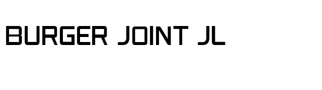 Burger Joint JL font preview
