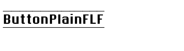 ButtonPlainFLF font preview