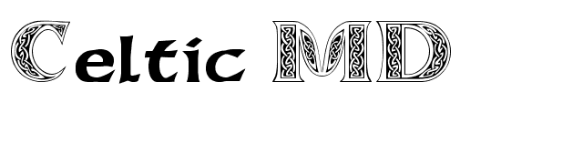 Celtic MD font preview