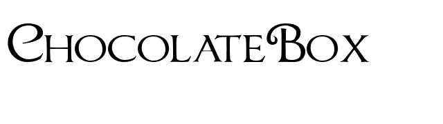 ChocolateBox font preview