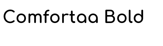 Comfortaa Bold font preview