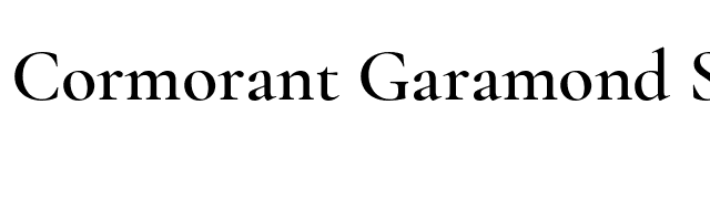 Cormorant Garamond SemiBold font preview