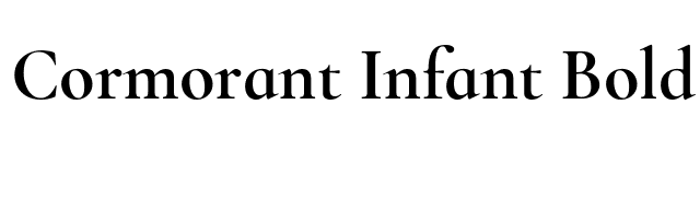 Cormorant Infant Bold font preview