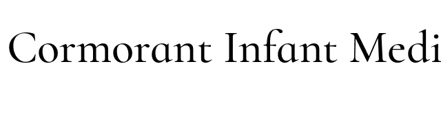 Cormorant Infant Medium font preview