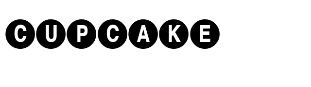 Cupcake font preview