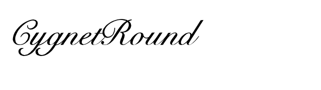 CygnetRound font preview