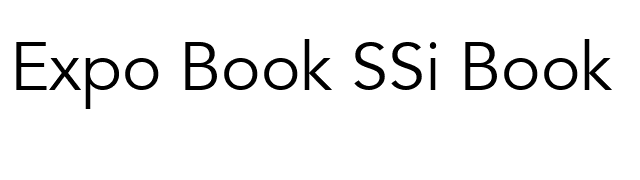Expo Book SSi Book font preview