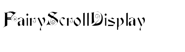 FairyScrollDisplay font preview