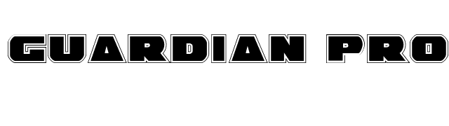 Guardian Pro font preview