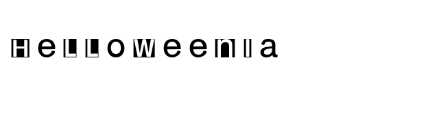HelloweeniA font preview