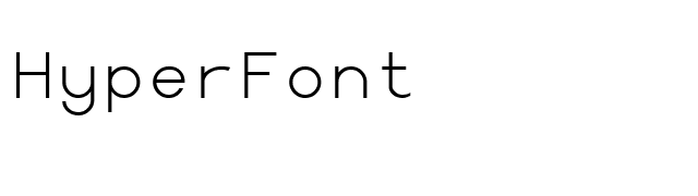 HyperFont font preview