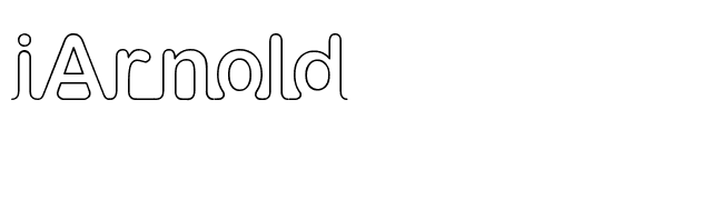 iArnold font preview