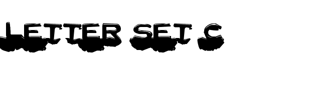 Letter Set C font preview