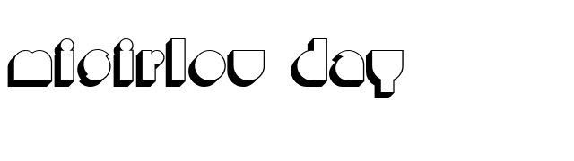 Misirlou Day font preview