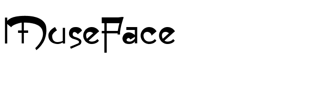 MuseFace font preview