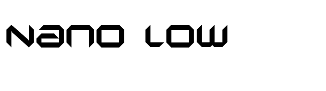 Nano low font preview