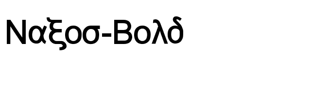 Naxos-Bold font preview