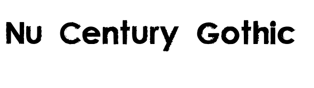 Nu Century Gothic font preview