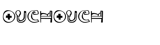 OuchOuch font preview