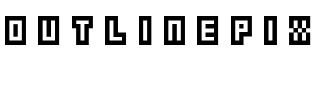 outlinePixelExtended font preview