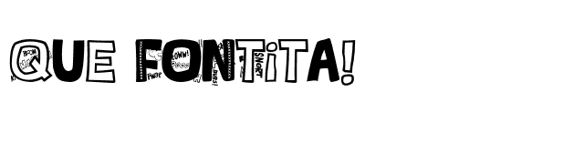 Que FONTita! font preview
