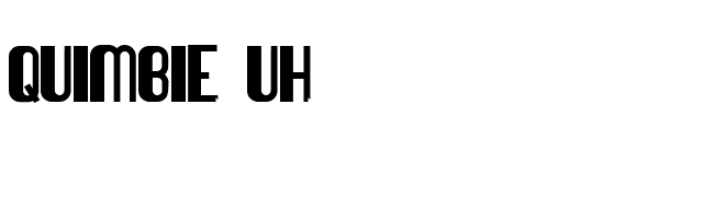 Quimbie UH font preview
