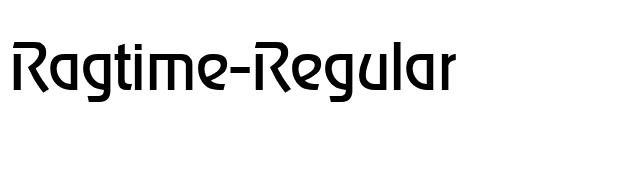 Ragtime-Regular font preview
