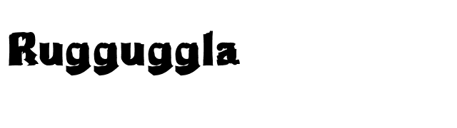 Rugguggla font preview