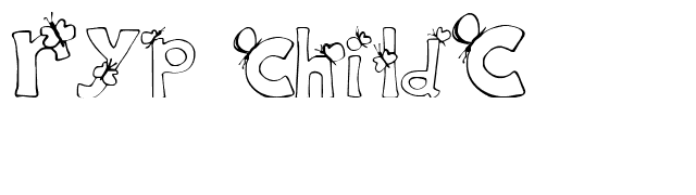 Ryp childC font preview