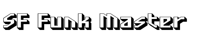 SF Funk Master font preview