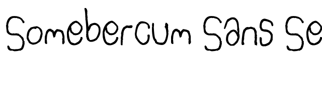 Somebercum Sans Serif font preview